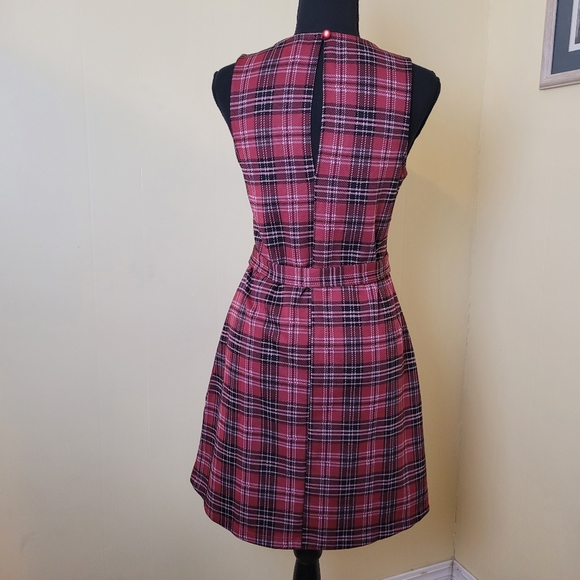 Derek Heart Red Plaid Medium Mini Jumper - Picture 2 of 7